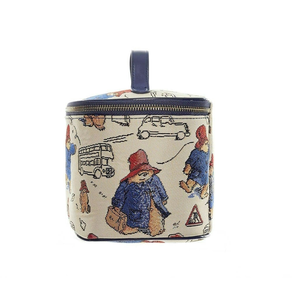 image 1 of Signare Vanity Storage Bag Paddington Bear | Cream