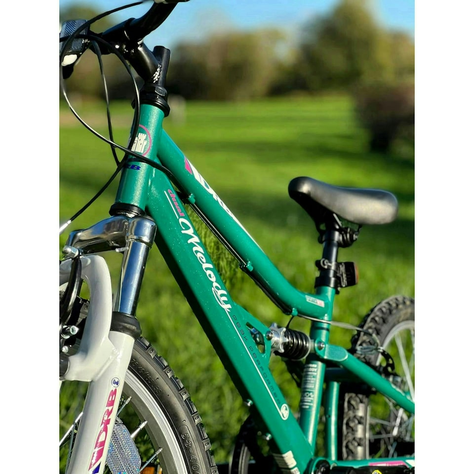 image 1 of Dallingridge Melody 20in Girls Full Suspension Mountain Bike - Metallic Teal/White