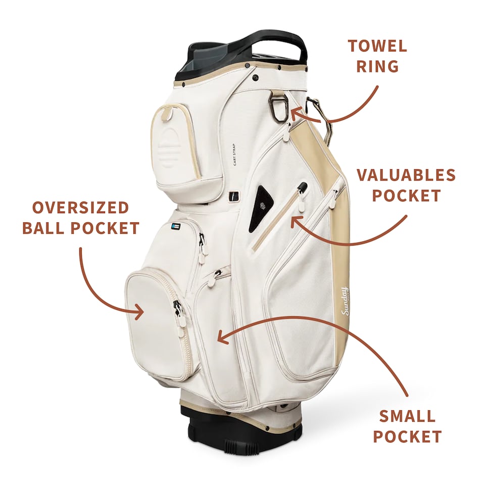 image 1 of Big Rig Golf Bag - Toasted Almond