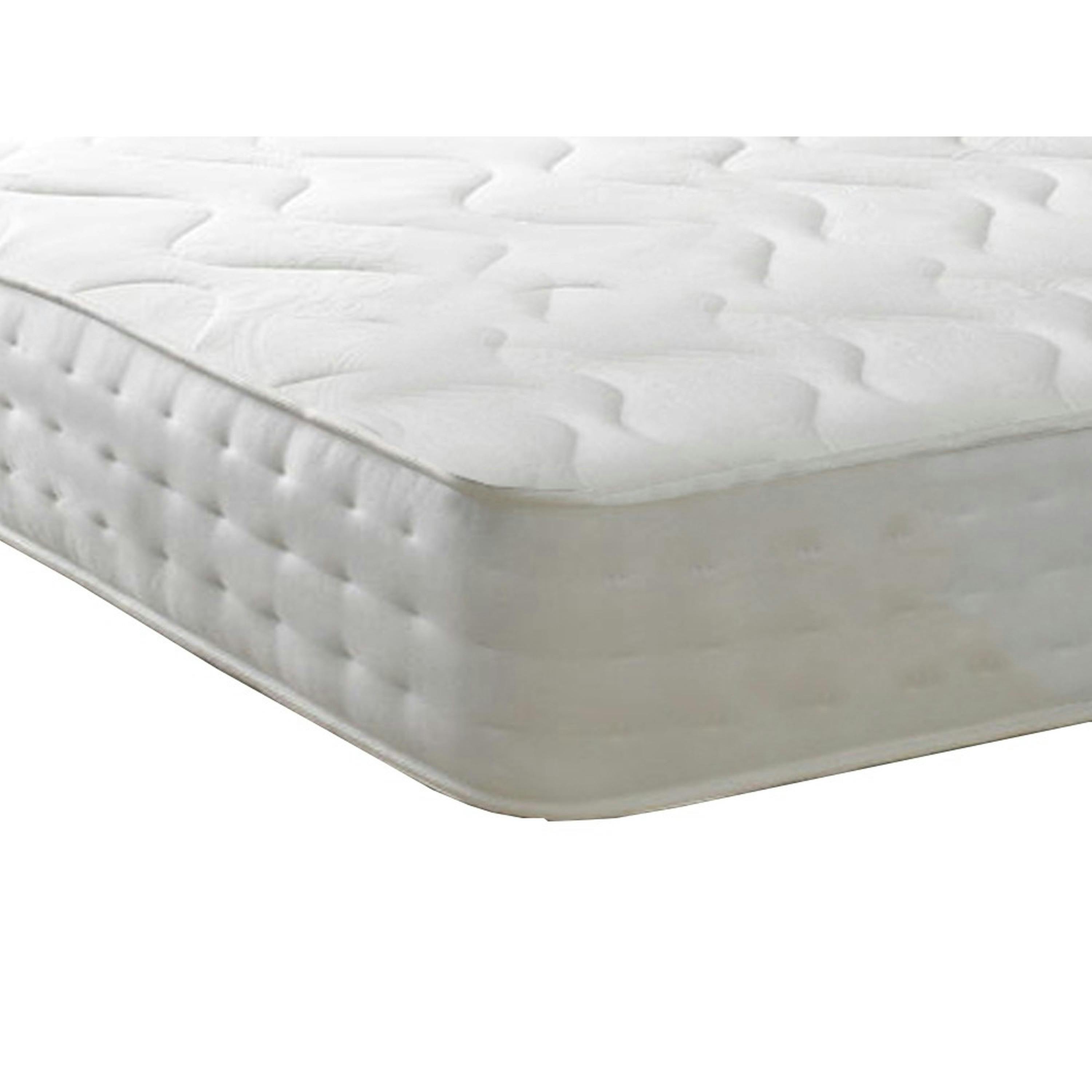 Sleep-Fusion Hybrid Mattress - 20cm Deep, Plush Feel, Cooltouch+ Breathable | White | Double