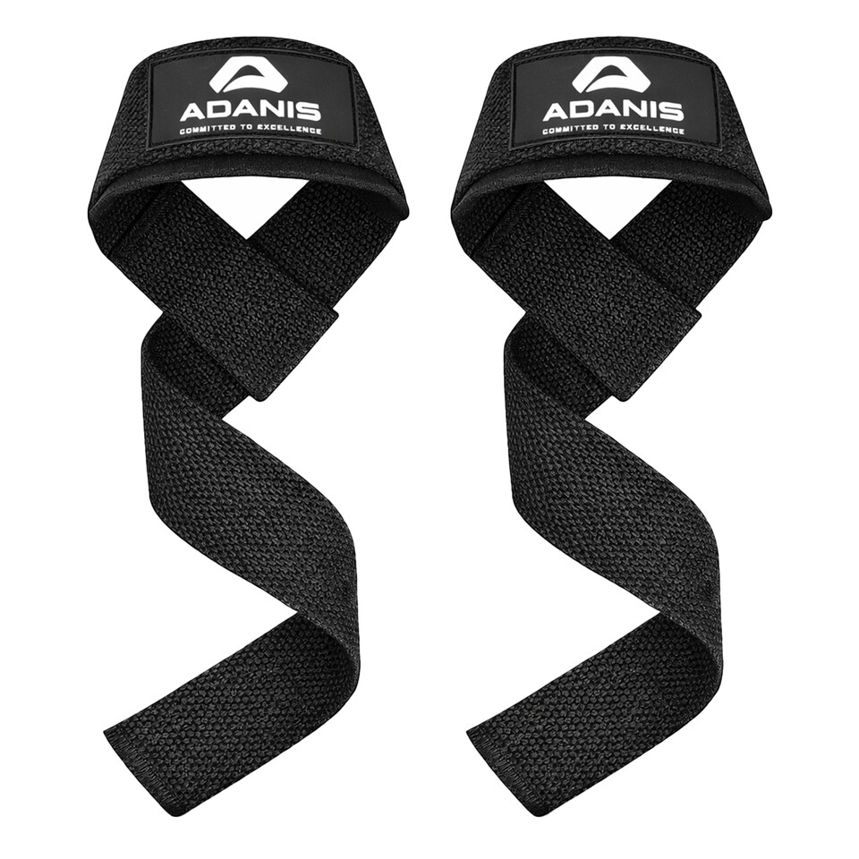 image 1 of Adanis Weight Lifting Straps for Gym and Heavy Lifts