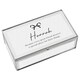 image 1 of Personalised Bow Mirrored Jewellery Box