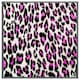 image 4 of Pink fluffy leopard (Picture Frame) White | XL