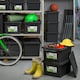 image 2 of SmartStore Plastic All Purpose Storage Black Box, Recycled 45 - 47L