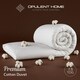 image 4 of Opulent Home Lightweight 100% Cotton 7.5 Tog Summer Duvet – King