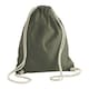 image 2 of Westford Mill Earthware Organic Gymsac (13 Litres) - Olive - One Size Green | One Size