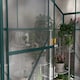 image 9 of Outsunny 6 x 2.5ft Polycarbonate Greenhouse Aluminium Green House