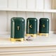 image 2 of Lovello Tea Canister Green Textured 11x11cm