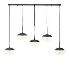 Interiors by Premier Revive Clear Glass Shades Pendant Light