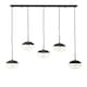 image 1 of Interiors by Premier Revive Clear Glass Shades Pendant Light