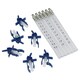 image 4 of Diesel Injector Flow Meter + Adaptors Kit For 6 Cylinder Common Rail Leak Tester