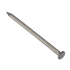 Forgefix Round Head Nails, Bright Finish | Silver | Bright Finish | 50mm Bag of 250g | 1