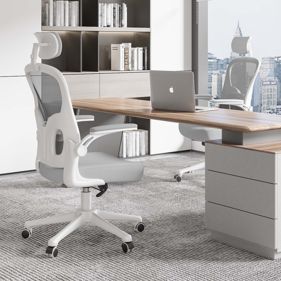 image 1 of Rattantree Ergonomic Office Chair With Headrest & Lumbar Support