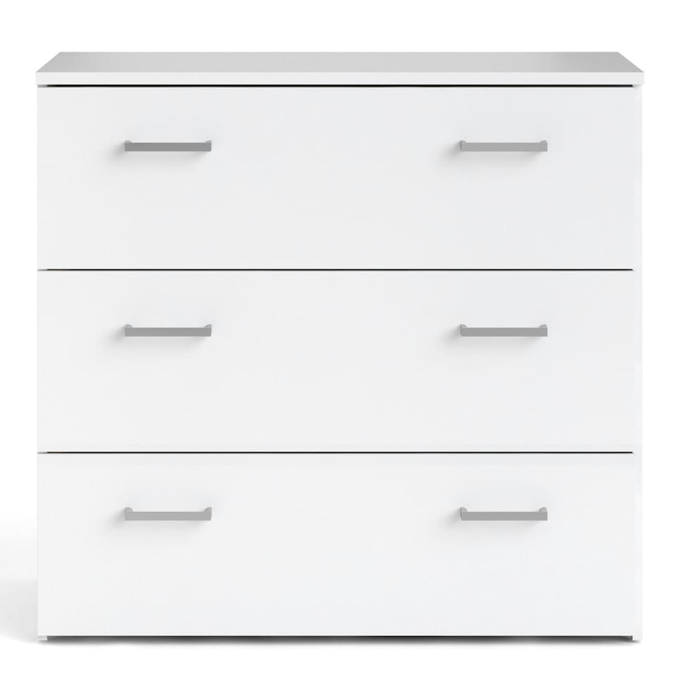 image 1 of Space Chest of 3 Drawers in White