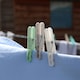 image 7 of JVL 108 Pack Plastic Clothes Pegs, Assorted Colours