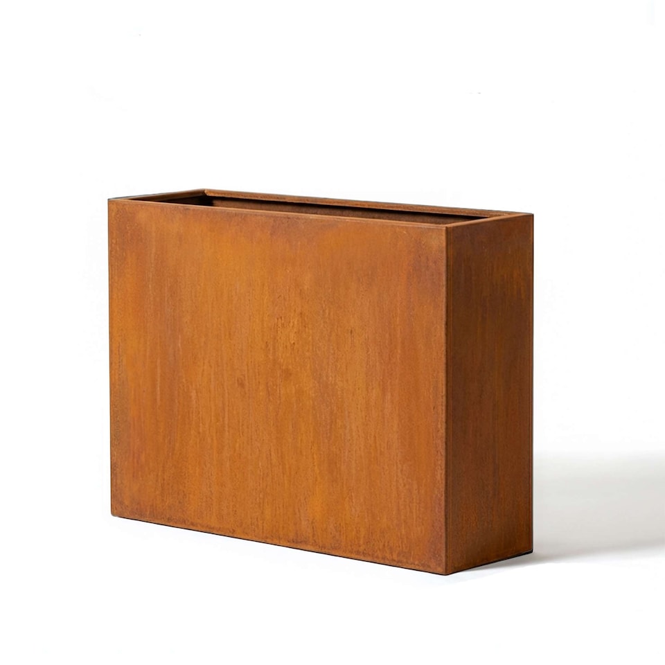 image 1 of Large Metal Planter 90cm x 82cm - Pre Rusted | Bronze | Pre Rusted | 1