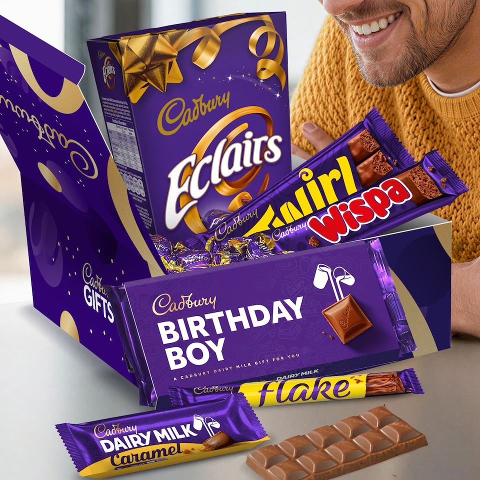 image 1 of Cadbury "Birthday Boy" Chocolate Gift Box