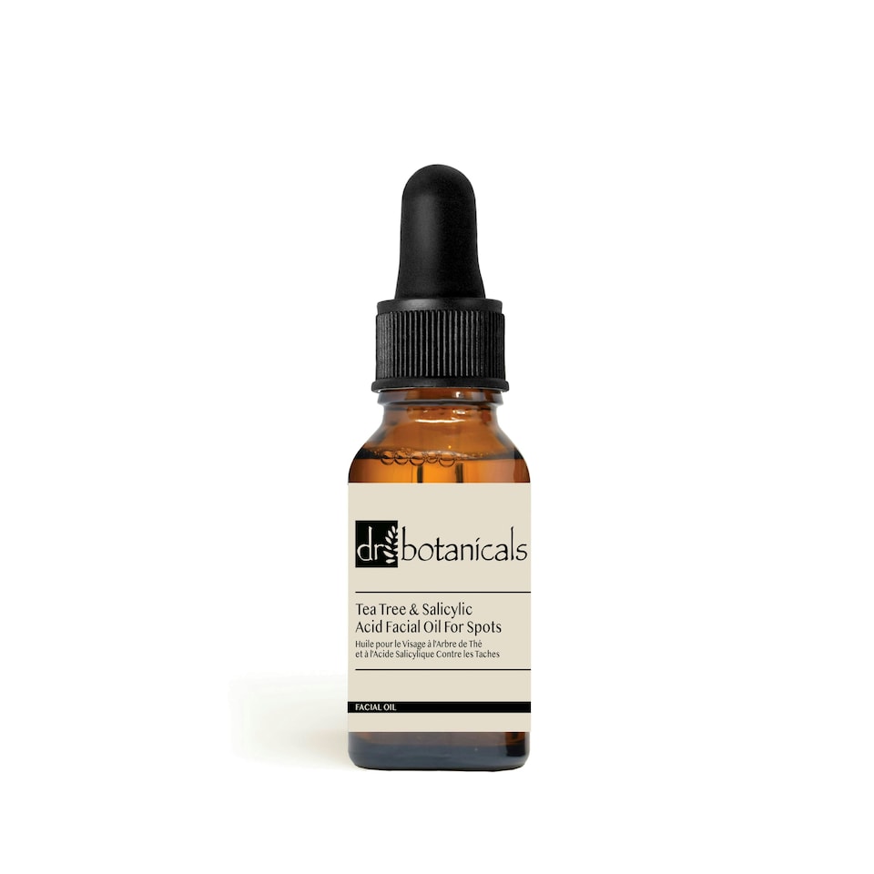 image 1 of Dr Botanicals Eucalyptus, Tea Tree & Salicylic Acid Facial Oil For Spots 15ml