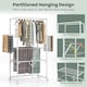 image 4 of COSTWAY H-shaped Clothes Drying Rack Hanging Dryer Stand
