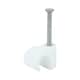 image 1 of Timco - Round Cable Clips - White (Size To fit 7.0mm - 100 Pieces)