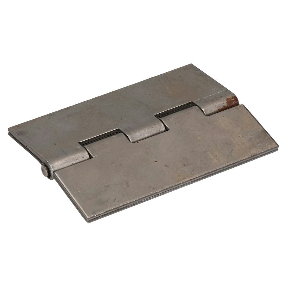 image 1 of Double Pressed Steel Butt Hinge Heavy Duty Industrial 72x101mm Silver