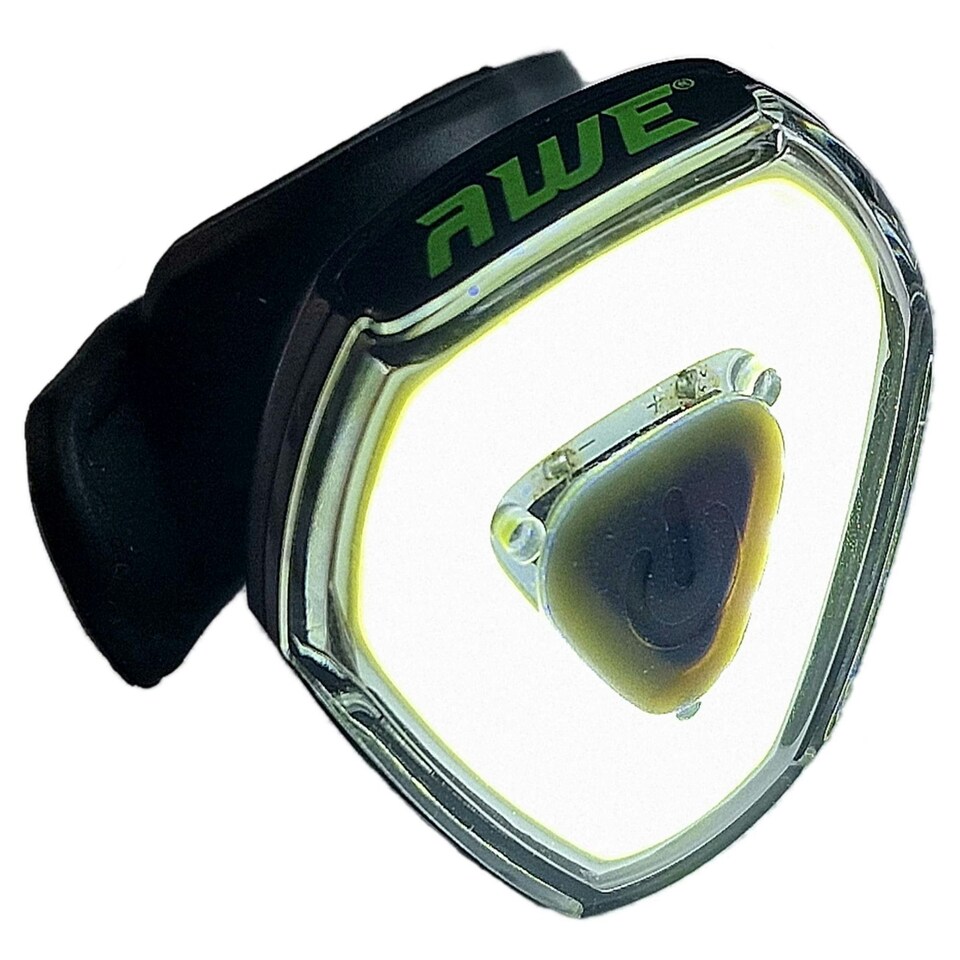 image 1 of AWEAlert 100 Lumens Rechargeable Bike Front light USB 18 COB Super Bright LED's