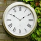 image 2 of Primrose Outdoor Garden Wall Clock Perfect Time Radio Controlled 38cm Diameter