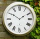 image 2 of Primrose Outdoor Garden Wall Clock Perfect Time Radio Controlled 38cm Diameter