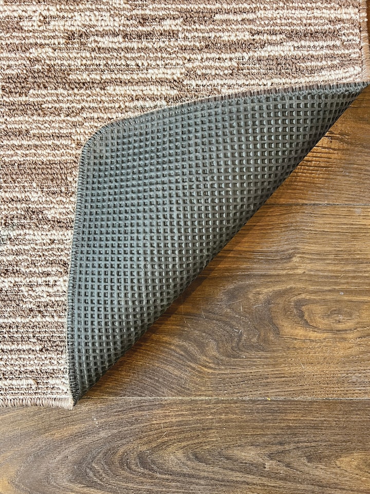 image 1 of My Stain Resistant Mat Broken Stripe Stone 67x100