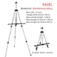 image 3 of 168cm Silver Portable Adjustable Aluminum Alloy Painting Stand Display Tripod Easel