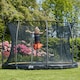 image 2 of 14ft Salta Black Comfort Edition InGround Round Trampoline with Enclosure