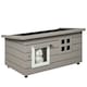 image 1 of PawHut Outdoor Cat House with Openable Top, Asphalt Roof, Window, Grey
