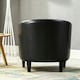 image 3 of Tub Chair Faux Leather Arm Chair