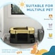 image 3 of PawHut Portable Dog Pen for Puppies, Rabbits, Kittens, Guinea Pigs - Yellow