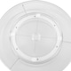 image 4 of Living and Home Circular Transparent Makeup Storage Carousel with Brush Holder for Desktop