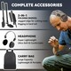 image 8 of Outsunny Metal Detector for Adults and Beginners, Gold Detector with Higher Accuracy IP68 Waterproof Coil, 5 Professional Modes with Pinpoint & Memory Mode, Bigger Backlit LCD Display with DSP Chip