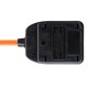 image 3 of Masterplug Single Socket Extension Lead with 10m Cable 13A Orange