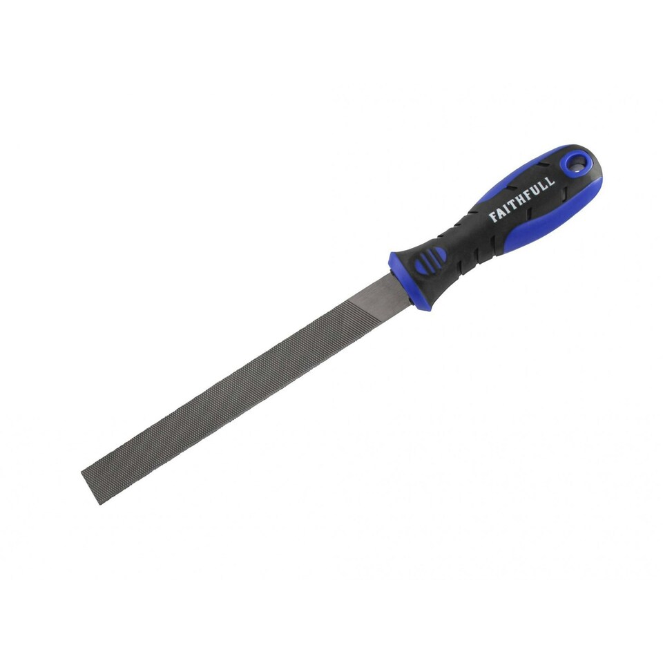Faithfull Engineer's Hand File, Handled - Multi Colour - Bastard 150mm (6in)