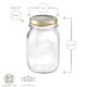 image 3 of Bormioli Rocco Quattro Stagioni Glass Preserving Jars - 500ml - Clear - Pack of 4