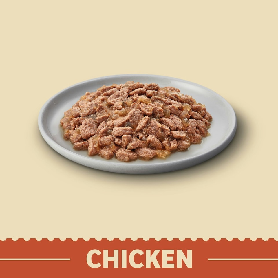 image 1 of James Wellbeloved Grain Free Senior Wet Cat Food Pouches Chicken in Jelly 48 x 85g