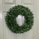 image 1 of 40cm Plain Green Canadian Pine Artificial Christmas Wreath