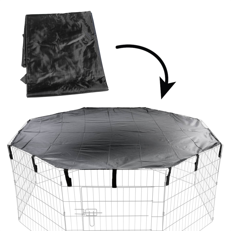 image 1 of KCT Standard 8 Panel Pet Play Pen Weatherproof Floor or Cover- for 8 Panel Playpens