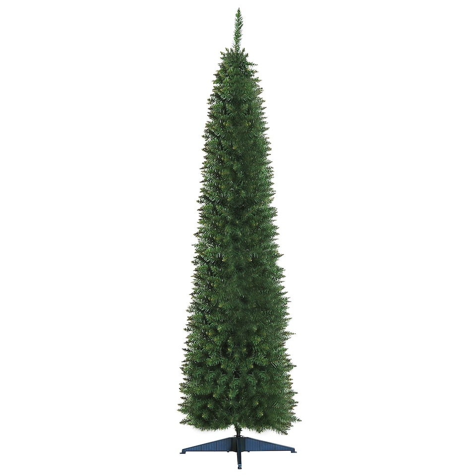 image 1 of HOMCOM 7FT Tall Christmas Pine Tree Artificial Easy Assembly Holiday Décor