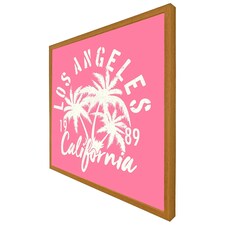 Los angeles california (Picutre Frame) Brown | Oak | M