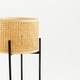image 4 of Interiors by Premier Sturdy Large Planter, Handwoven Detailing On Small Outdoor Planters, Contemporary Planter For Flowers Cream