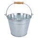 image 3 of 5L Galvanised Steel Metal Bucket Pail Water Coal Greenhouse Garden Plant 10PK