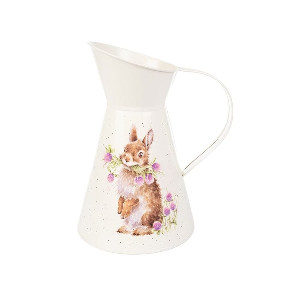 Wrendale Designs Rabbit and Floral Flower Jug
