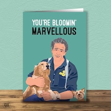 You're Bloomin' Marvellous - Monty Don Birthday Card