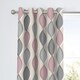 image 2 of Fusion Lennox Eyelet Curtains Blush