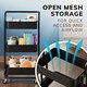 image 8 of House of Home 3 Tier Storage Cart On Wheels Home Kitchen Office Bath-Bedroom Organiser Black | Black